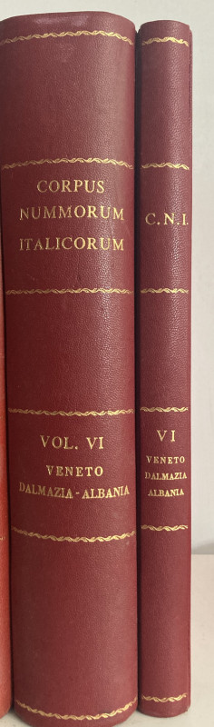 AA.VV. Corpus Nummorum Italicorum. Roma 1922. Vol. VI – Cloth with gilt title on...