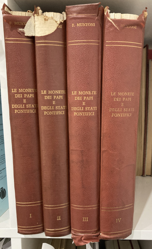 Muntoni F. Le Monete dei Papi e degli Stati Pontifici. 4 Voll. Roma P. & P. Sant...