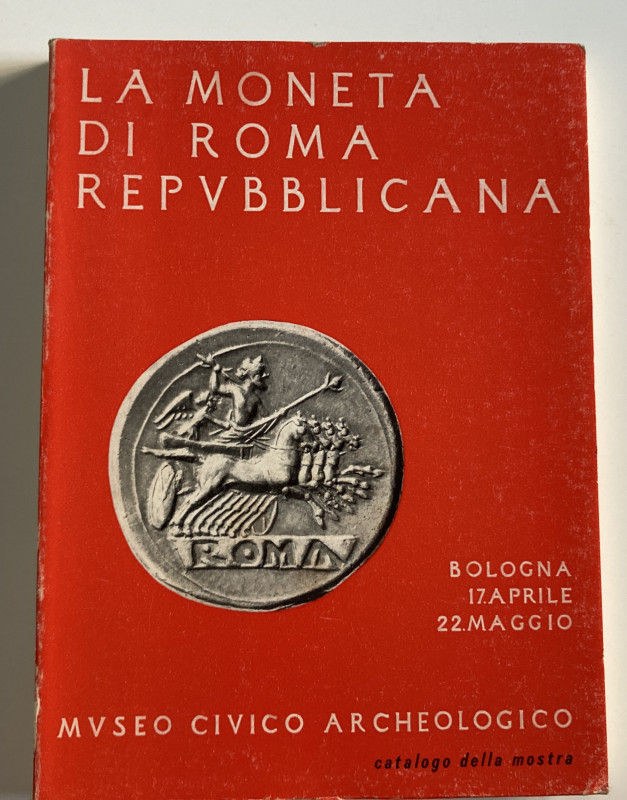 Panvini Rosati F. La Moneta di Roma Repubblicana. Bologna 1966. Softcover, pp. 1...