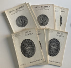 Ars et Nummus Giuseppe Nascia Monete e Medaglie. Lot. Of 10 fixed price list. No. 4-6 Giugno 1974. No. 7-8 Agosto 1974. No. 9-10 Settembre-Ottobre 197...