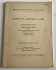 Busso Peus. Katalog 265. Munzen und Medaillen. Frankfurt 10-11-12 Mai 1965. Softcover, pp. 78, lots 2205, 36 b/w plates. Good condition