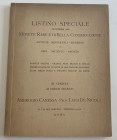 Canessa A. De Nicola Listino Speciale, fixed price list. Monete Rare e di Bella Conservazione. Antiche, Medioevali, Moderne in Oro Argento, Bronzo. Ro...