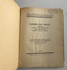 Hess A. Sammlung Vogel Schweiz, Sachsen, Ernestinische Linie Albertinische Linie. Hamburg, Lubeck, Bremen. Frankfurt 08 Oktober 1928. Half Leather wit...