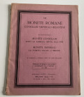 Ratto R. Fixed price list. IX. Monete Romane Consolari, Imperiali, Bizantine. Monete Consolari dopo la Famiglia Sentia alla Fine. Monete Imperiali da ...