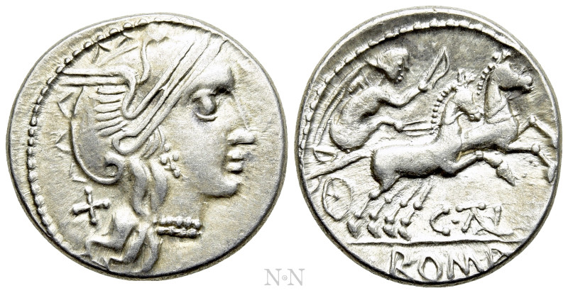 EASTERN EUROPE. Imitations of Roman Republic. Denarius (Circa 1st century BC). I...