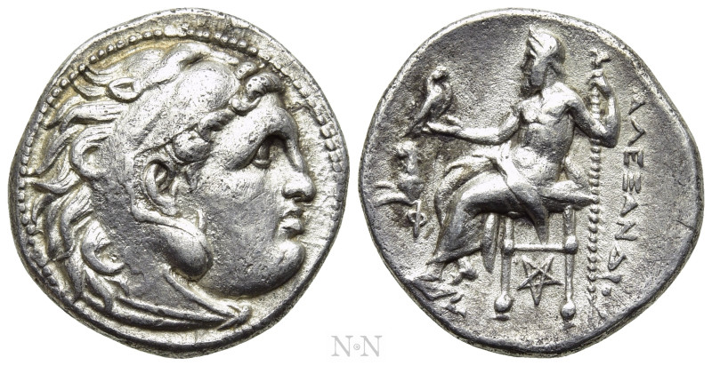 KINGS OF THRACE (Macedonian). Lysimachos (305-281 BC). Drachm. Kolophon. In the ...