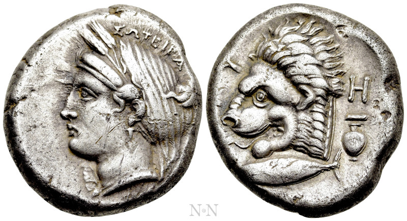 MYSIA. Kyzikos. Tetradrachm (Circa 390-341/0 BC).

Obv: ΣΩΤΕΙΡΑ.
Head of Kore...