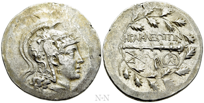 IONIA. Herakleia ad Latmon. Tetradrachm (Circa 150-142 BC).

Obv: Head of Athe...