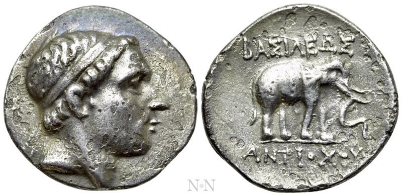 SELEUKID KINGDOM. Antiochos III 'the Great' (222-187 BC). Drachm. Apameia on the...