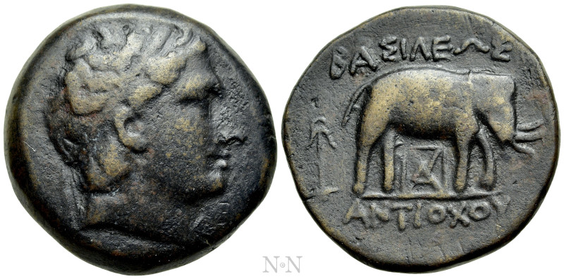 SELEUKID KINGDOM. Antiochos III 'the Great' (222-187 BC). Ae. Uncertain military...