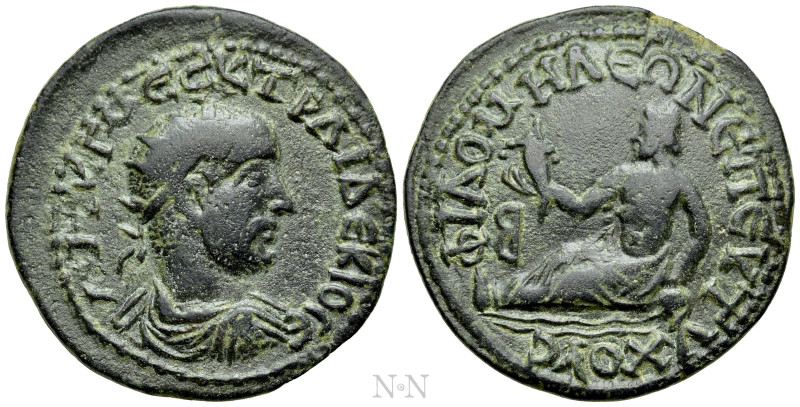 PHRYGIA. Philomelium. Trajan Decius (249-251). Ae. 

Obv: ΑΥΤ Κ Γ ΜЄС Κ ΤΡΑΙ Δ...