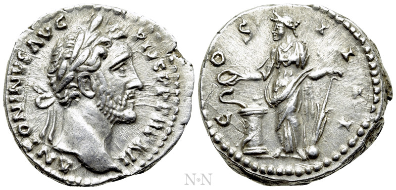 ANTONINUS PIUS (138-161). Denarius. Rome. 

Obv: ANTONINVS AVG PIVS P P TR P X...