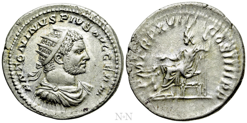 CARACALLA (197-217). Antoninianus. Rome. 

Obv: ANTONINVS PIVS AVG GERM. 
Rad...