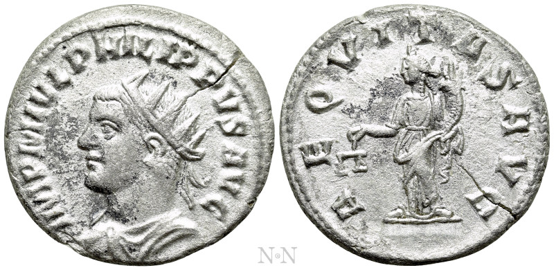 PHILIP I 'THE ARAB' (244-249). Antoninianus. Antioch. 

Obv: IMP M IVL PHILIPP...