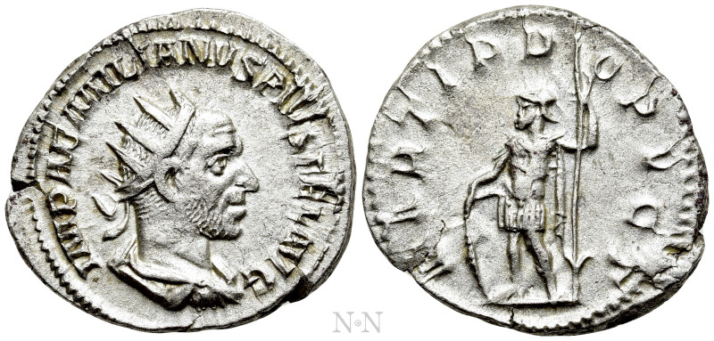 AEMILIAN (253). Antoninianus. Rome. 

Obv: IMP AEMILIANVS PIVS FEL AVG. 
Radi...