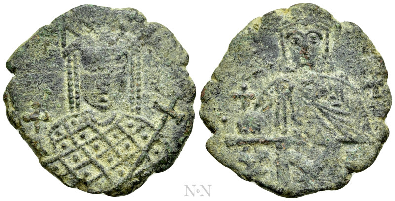 CONSTANTINE VI and IRENE (780-797). Follis. Constantinople.

Obv: Crowned faci...