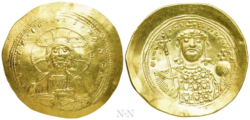 CONSTANTINE IX MONOMACHUS (1042-1055). GOLD Histamenon Nomisma. Constantinople. ...