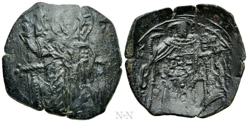 MICHAEL VIII PALAEOLOGUS (1261-1282). Trachy. Constantinople. 

Obv: Christ Pa...