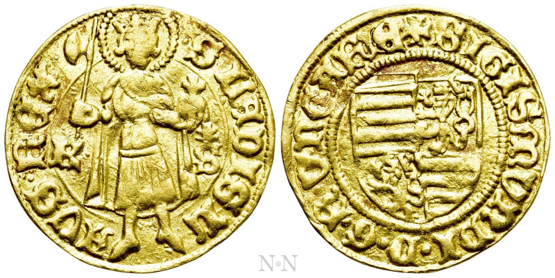 HUNGARY. Sigismund (1387-1437). GOLD Aranyforint - Goldgulden (1431-1437). Kremn...