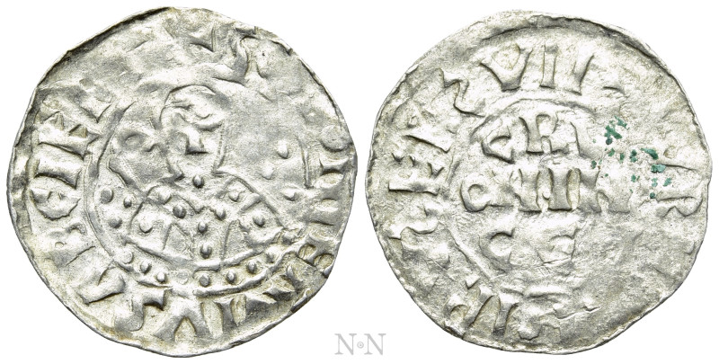 NETHERLANDS. Bishop of Utrecht. Bernold (1027-1054). Denar. Groningen. 

Obv: ...