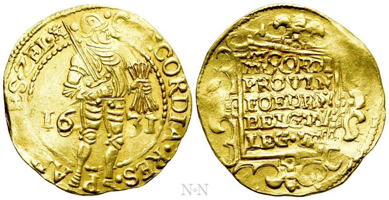 NETHERLANDS. Zeeland. GOLD Ducat (1631). 

Obv: CONCORDIA RES PAR CRES ZEL. 
...