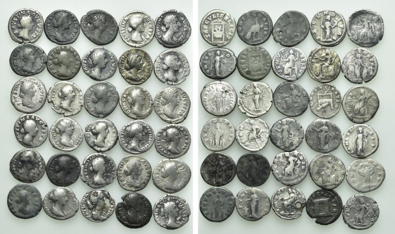 30 Denarii of Faustina Minor; Including Limes Denarii etc. 

Obv: .
Rev: .
...