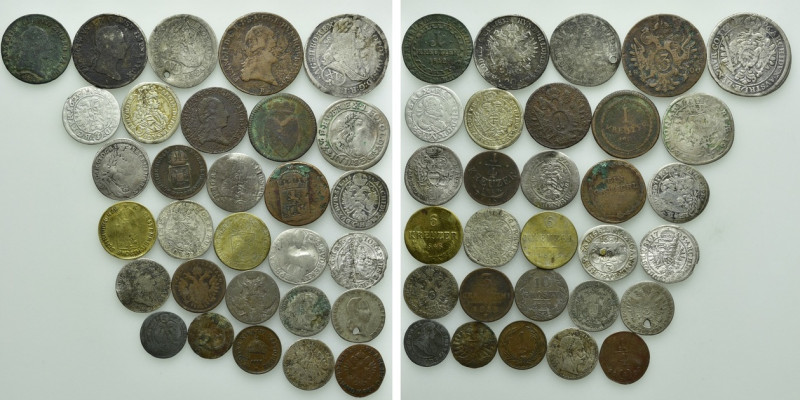 30 Coins of Austria, Germany, Hungary etc. 

Obv: .
Rev: .

. 

Condition...