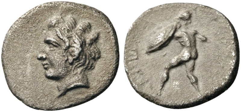 GREEK COINS 
 THESSALY 
 Peirasia. Early to mid 4th century. Obol (Silver, 12m...