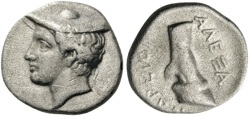 GREEK COINS 
 THESSALY 
 Pherai. Alexander, Tyrant, 369-359 BC. Hemidrachm (Si...