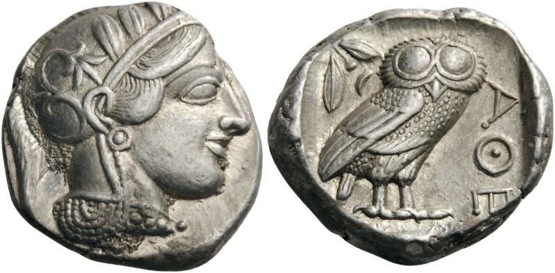 GREEK COINS 
 ATTICA 
 Athens. Circa 440s-430s BC. Tetradrachm (Silver, 24mm, ...