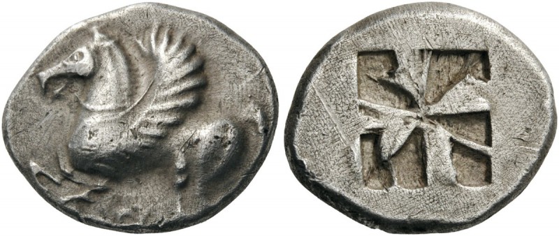 GREEK COINS 
 CORINTHIA 
 Corinth. Circa 560/550 BC. Stater (Silver, 20mm, 8.8...