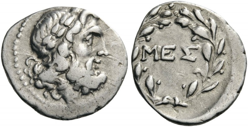 GREEK COINS 
 MESSENIA 
 Messene. Late 2nd - early 1st centuries BC. Hemidrach...