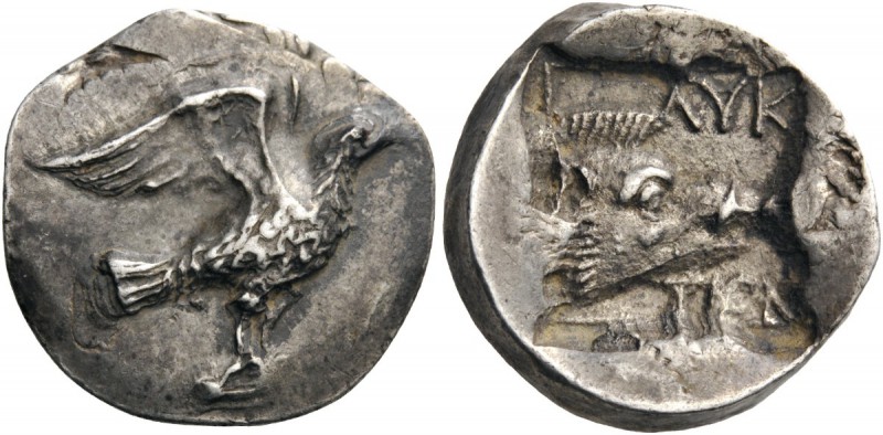 GREEK COINS 
 CRETE 
 Lyttos. Circa 320-270 BC. Stater (Silver, 21mm, 11.47 g ...