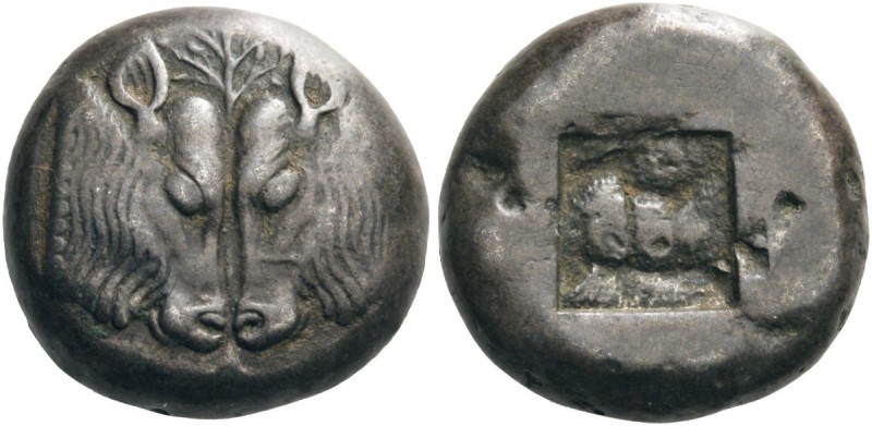 GREEK COINS 
 LESBOS 
 Unattributed early mint. Circa 500-450 BC. Stater (Bill...
