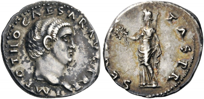 ROMAN AND BYZANTINE COINS 
 Otho, 15 January - 17 April 69. Denarius (Silver, 1...