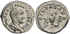 ROMAN AND BYZANTINE COINS 
 Maximus, Caesar, 235/6-238. Denarius (Silver, 20mm, 3.38 g 12), Rome, 235-236. IVL VERVS MAXIMVS CAES Bare-headed, draped...