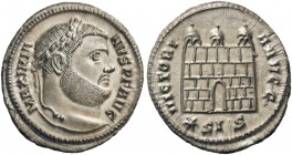 ROMAN AND BYZANTINE COINS 
 Maximianus, first reign, 286-305. Argenteus (Silver, 20mm, 3.69 g 1), Siscia, c. 300. MAXIMIANVS P F AVG Laureate head of...