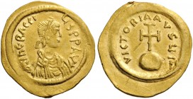 ROMAN AND BYZANTINE COINS 
 Heraclius, 610-641. Semissis (Gold, 18mm, 2.16 g 7), Constantinople, 610-613. dN hЄRACLIЧS PP AVC Draped and cuirassed bu...