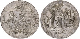 MODERN COINS 
 A SPECIAL COLLECTION OF DUTCH AND DUTCH RELATED MEDALS 
 The Dutch Republic. Undated, but 1592. Medal (Silver, 58mm, 57.50 g 12), sat...