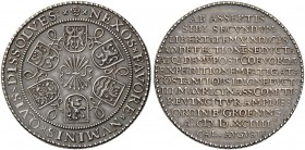 MODERN COINS 
 A SPECIAL COLLECTION OF DUTCH AND DUTCH RELATED MEDALS 
 The Dutch Republic. 1594. Medal (Silver, 51mm, 45.90 g 12), on Prince Mauric...