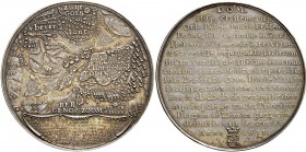 MODERN COINS 
 A SPECIAL COLLECTION OF DUTCH AND DUTCH RELATED MEDALS 
 The Dutch Republic. Medal (Silver, 54.5mm, 38.07 g 12), on the Battle of the...