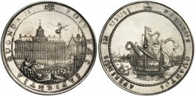 MODERN COINS 
 A SPECIAL COLLECTION OF DUTCH AND DUTCH RELATED MEDALS 
 The Dutch Republic. Amsterdam . 1655. Medal (Silver, 71mm, 97.16 g 12), on t...