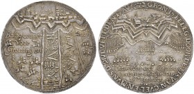 MODERN COINS 
 A SPECIAL COLLECTION OF DUTCH AND DUTCH RELATED MEDALS 
 The Dutch Republic. Groningen . Medal (Silver, 54mm, 32.67 g 6), on the sieg...