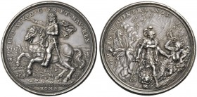 MODERN COINS 
 A SPECIAL COLLECTION OF DUTCH AND DUTCH RELATED MEDALS 
 France. Louis XIV, 1643–1715. Medal (Silver, 45mm, 42.5 g 12), on the captur...