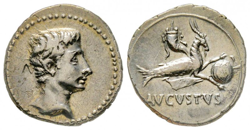Augustus 27 avant J.-C. - 14 après J.-C.
Denarius, Colonia Patricia, 18-16 avan...