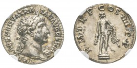 Traianus 98-117
Denarius, Rome, 100, AG 3.48 g. Ref : C. 234, RIC 49 Conservation : NGC AU 5/5 - 4/5