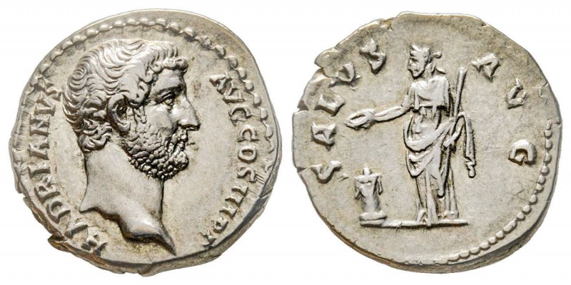Hadrianus 117-138
Denarius, Rome, 134-138, AG 3.06 g.
Ref : C. 1329, RIC 268 C...