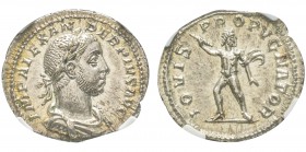 Severus Alexander 222-235 
Denarius, Rome, 222-235, AG 3.62 g.
Avers : IMP ALEXANDER PIVS AVG Buste lauré, drapé et cuirassé à droite. /Revers : IOV...