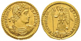 Constantius II 337-361
Solidus, Siscia, 337-350, AU 4.51 g.
Ref : RIC 1, Dep. 9/1
Ex vente NAC 59, 04 avril 2011, Lot 1173
Ex Paulo Leitão collect...