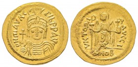 Mauritius Tiberius 582-602
Solidus, Constantinople, 582-602, AU 4.37 g.
Ref : MIB 6, Sear 478 Conservation : Superbe
